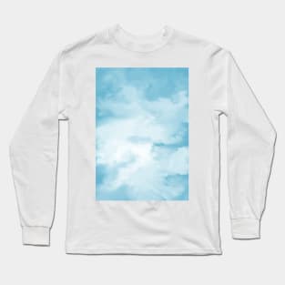 Blue Sky digital painting Long Sleeve T-Shirt